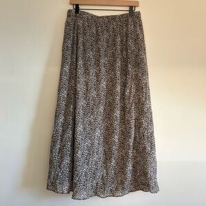 Vintage animal printed midi skirt, size 18W